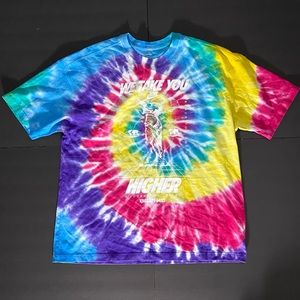 Nike We Take You Higher Oversized Tie Dye T-shirt